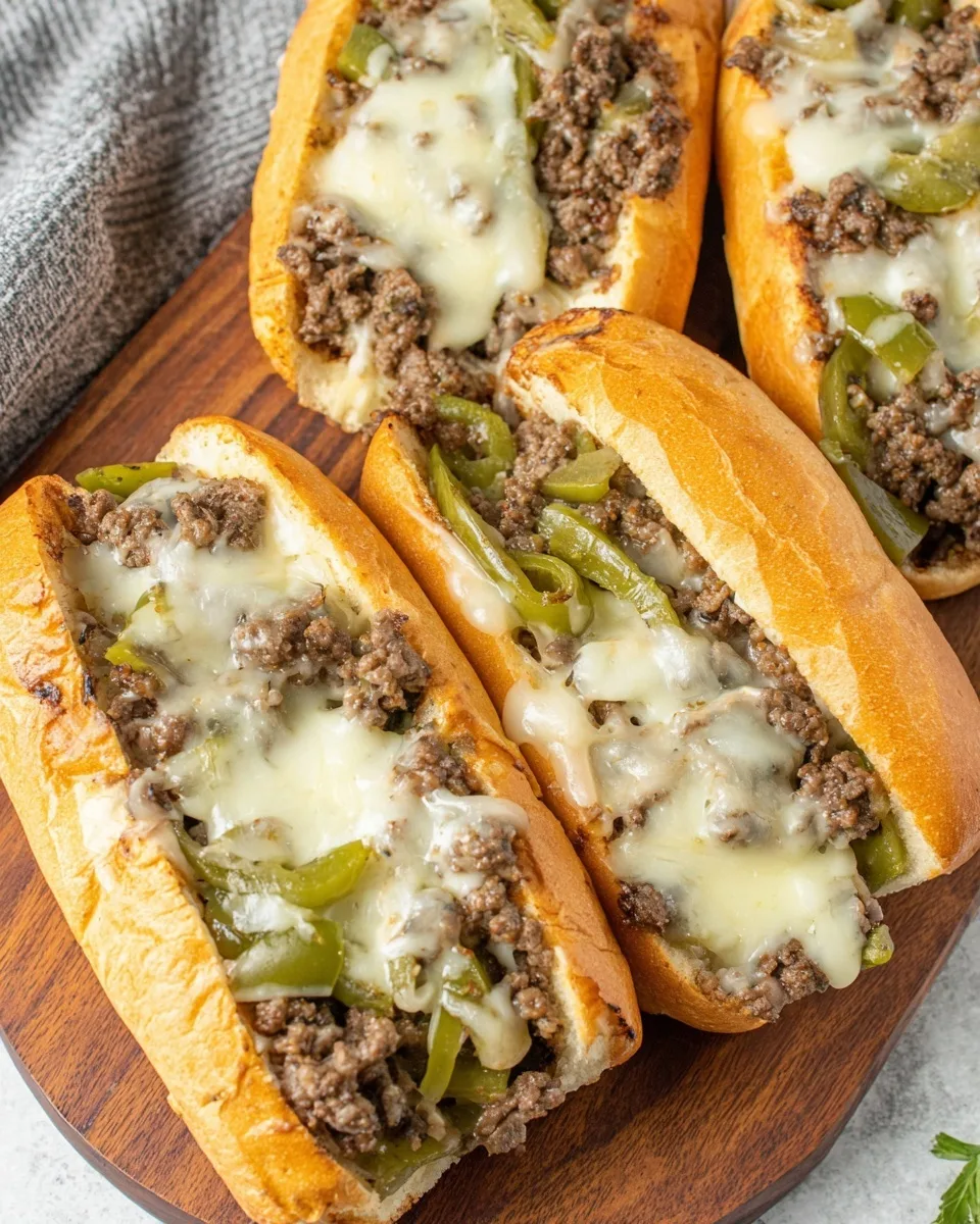 30-Minute Ground Beef Philly Cheesesteaks: A Quick and Flavorful Twist on a Classic
