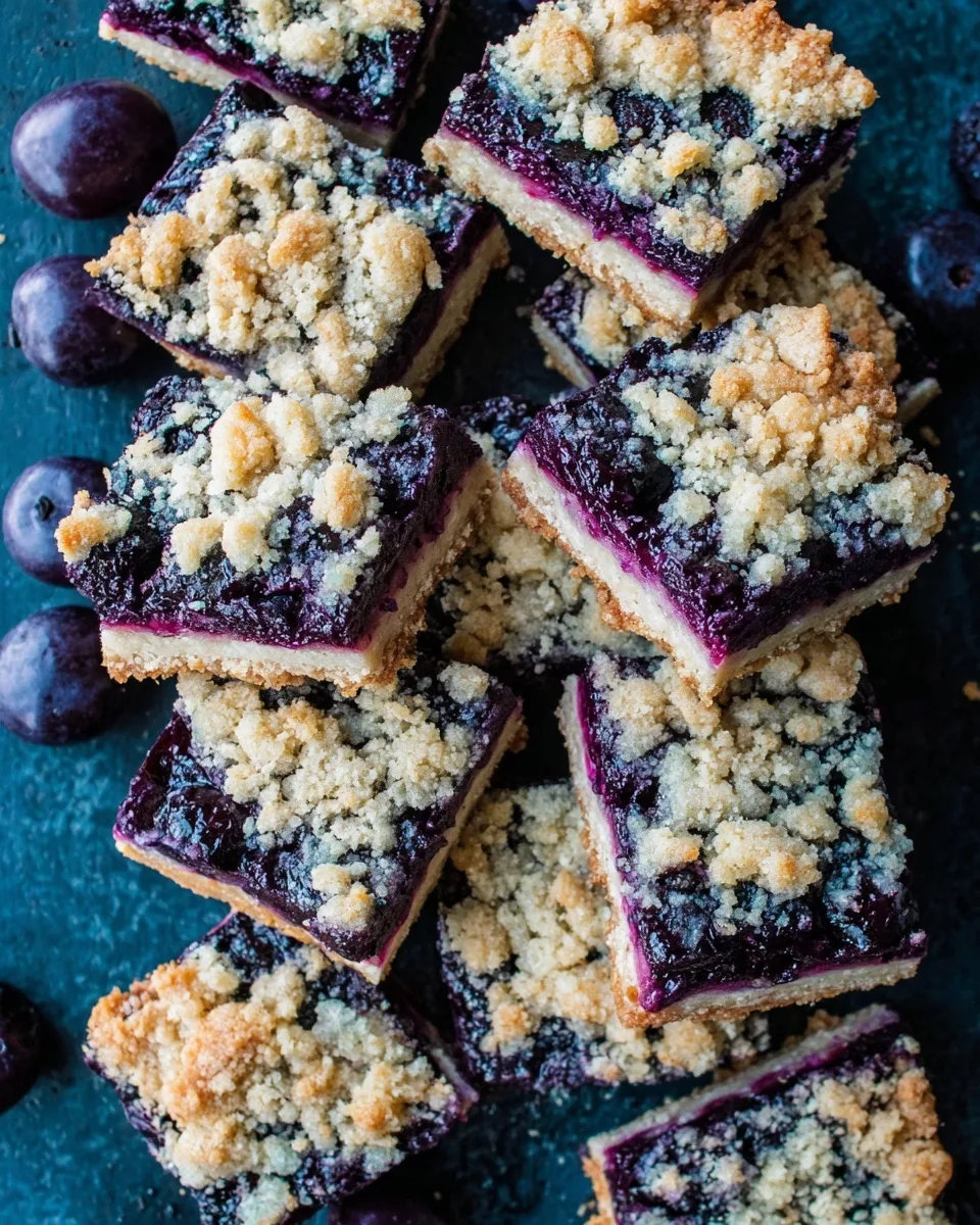Delightfully Golden Huckleberry Bars