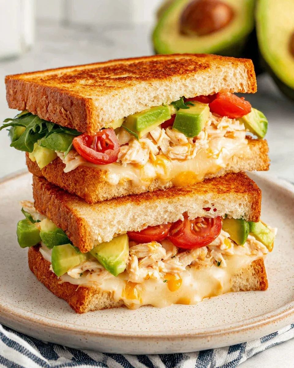 Easy Chicken Avocado Melt Sandwich: A Melty, Flavor-Packed Favorite