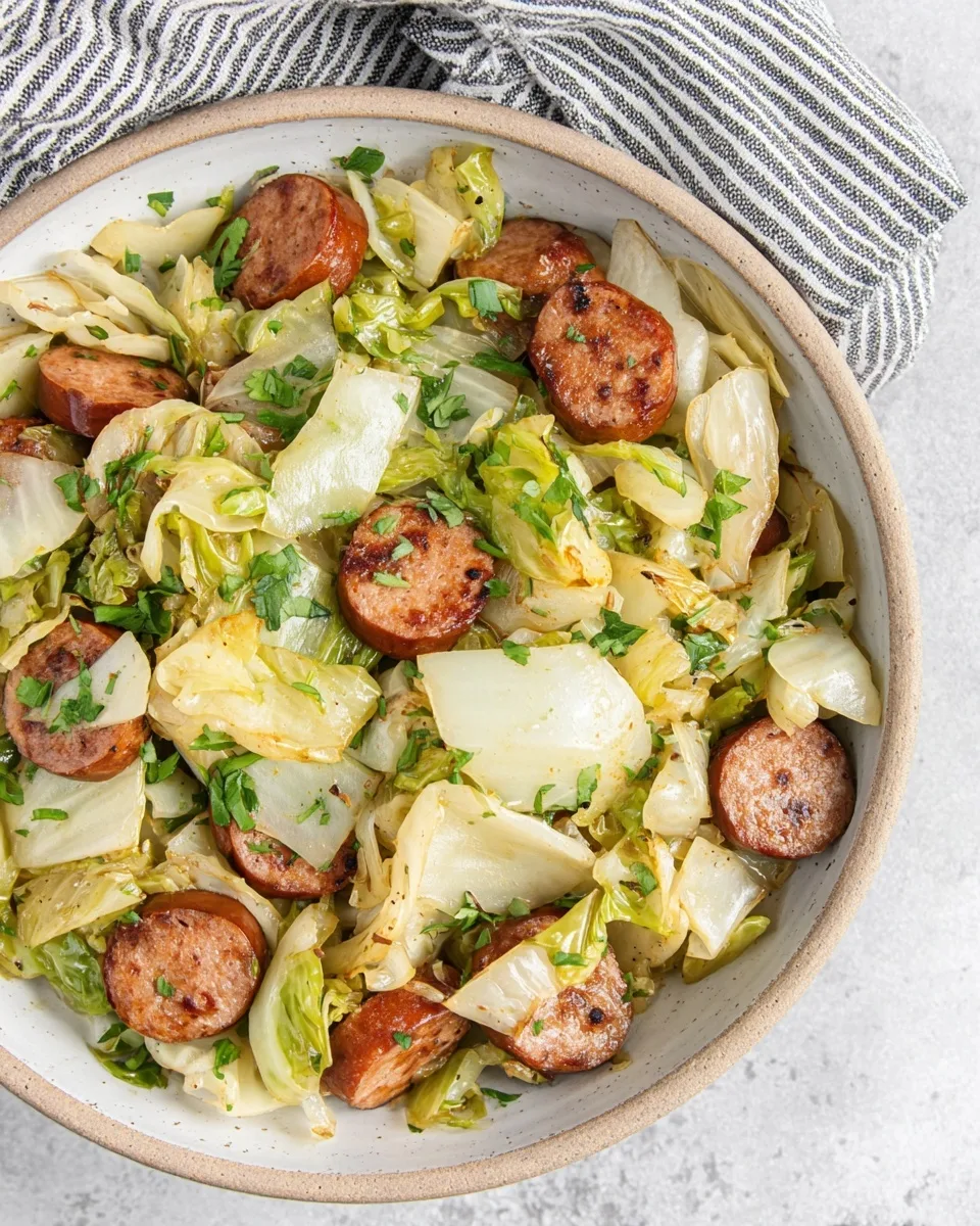 Easy Sausage and Cabbage Stir Fry (30-Minutes)