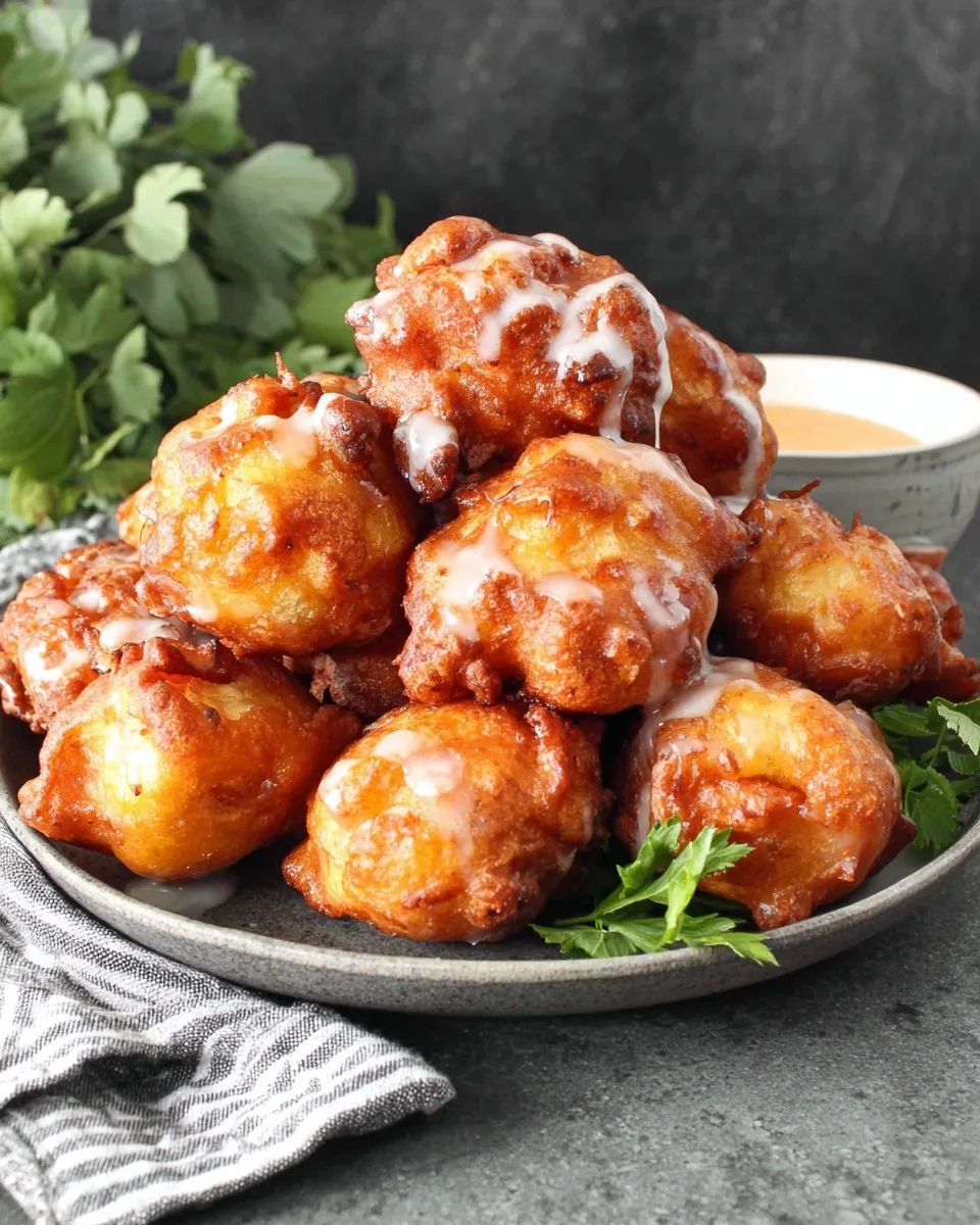 Fresh Peach Fritters That Melt in Your Mouth