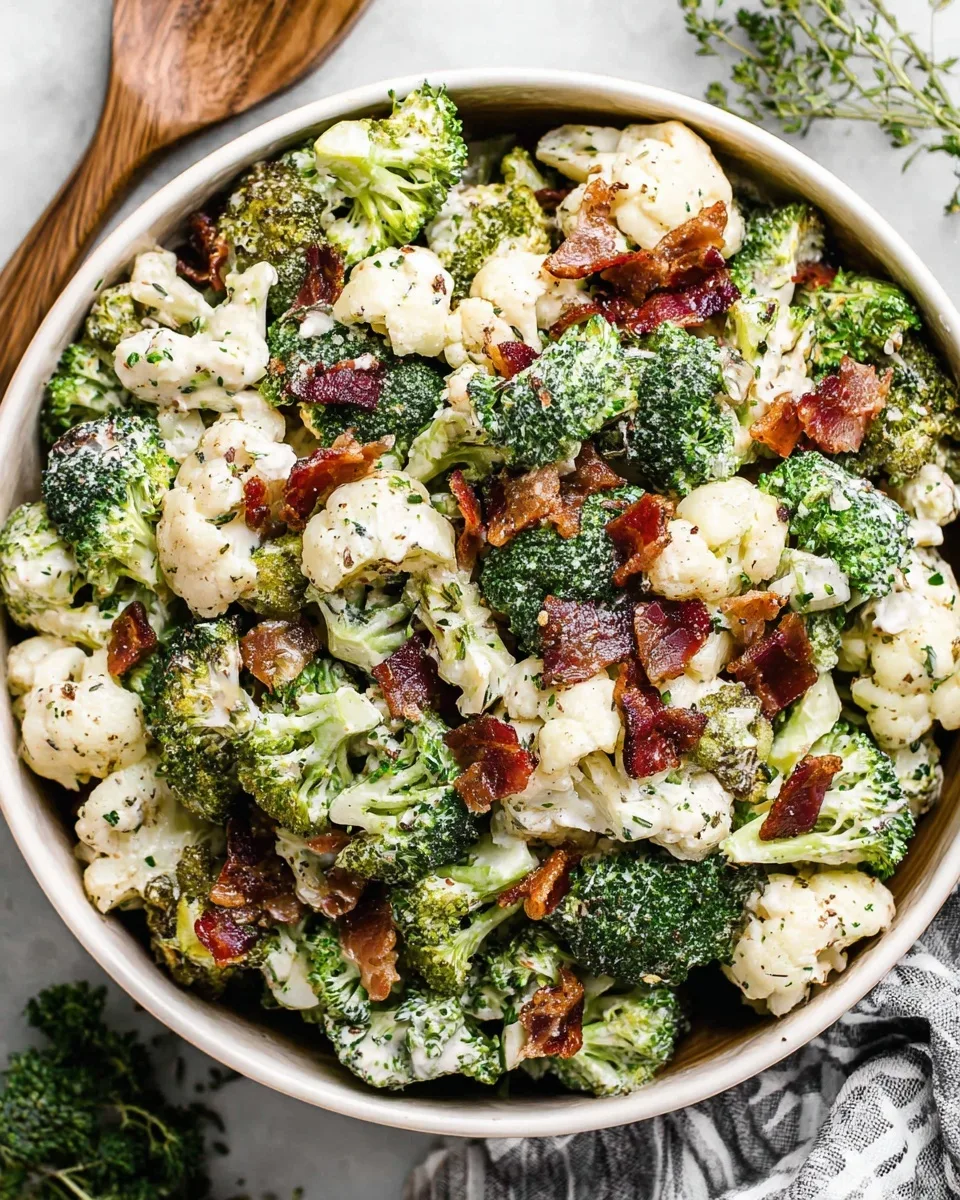 Healthy Low Carb Broccoli Cauliflower Salad with Bacon: The Ultimate Guide