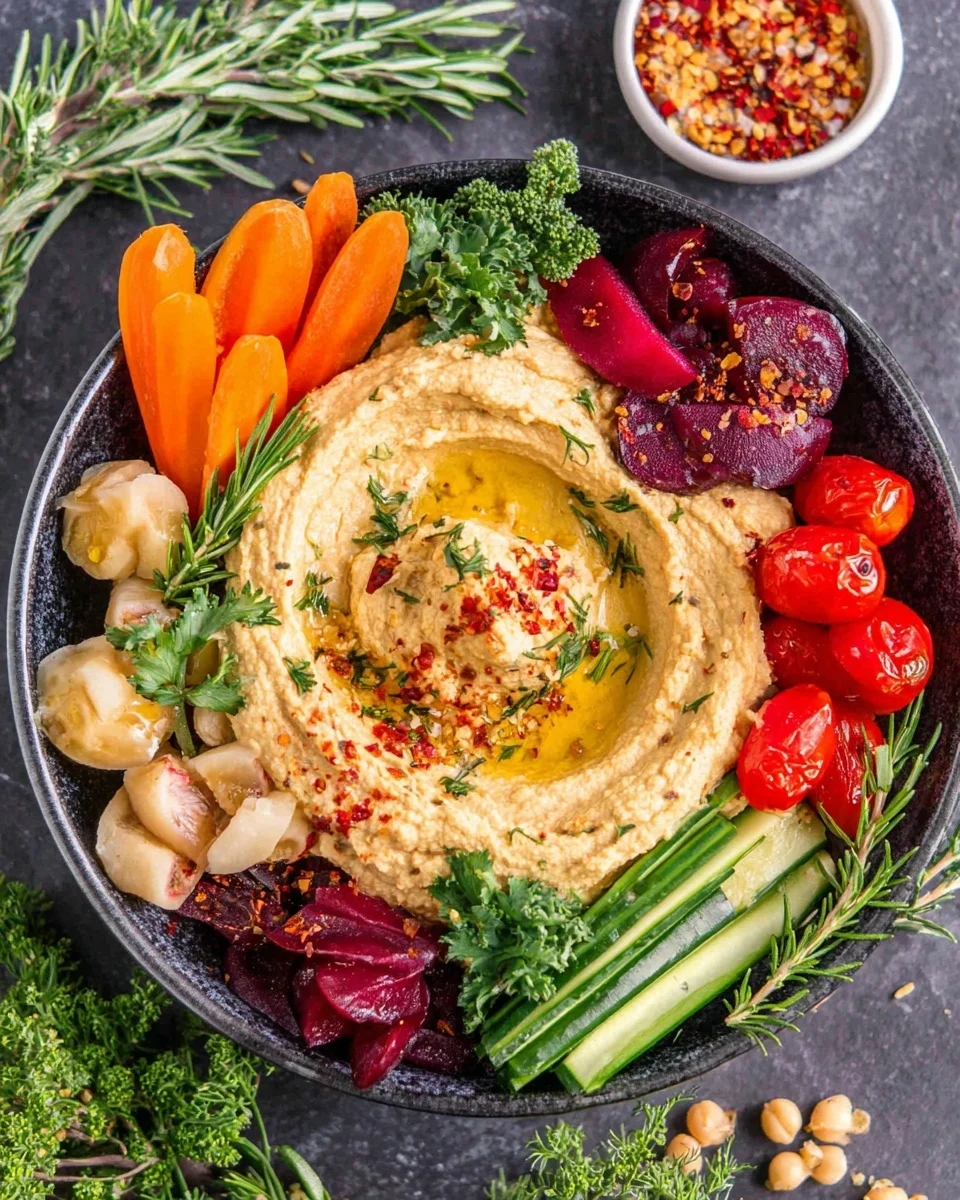 Hummus and Vegetables: The Ultimate Healthy Snack