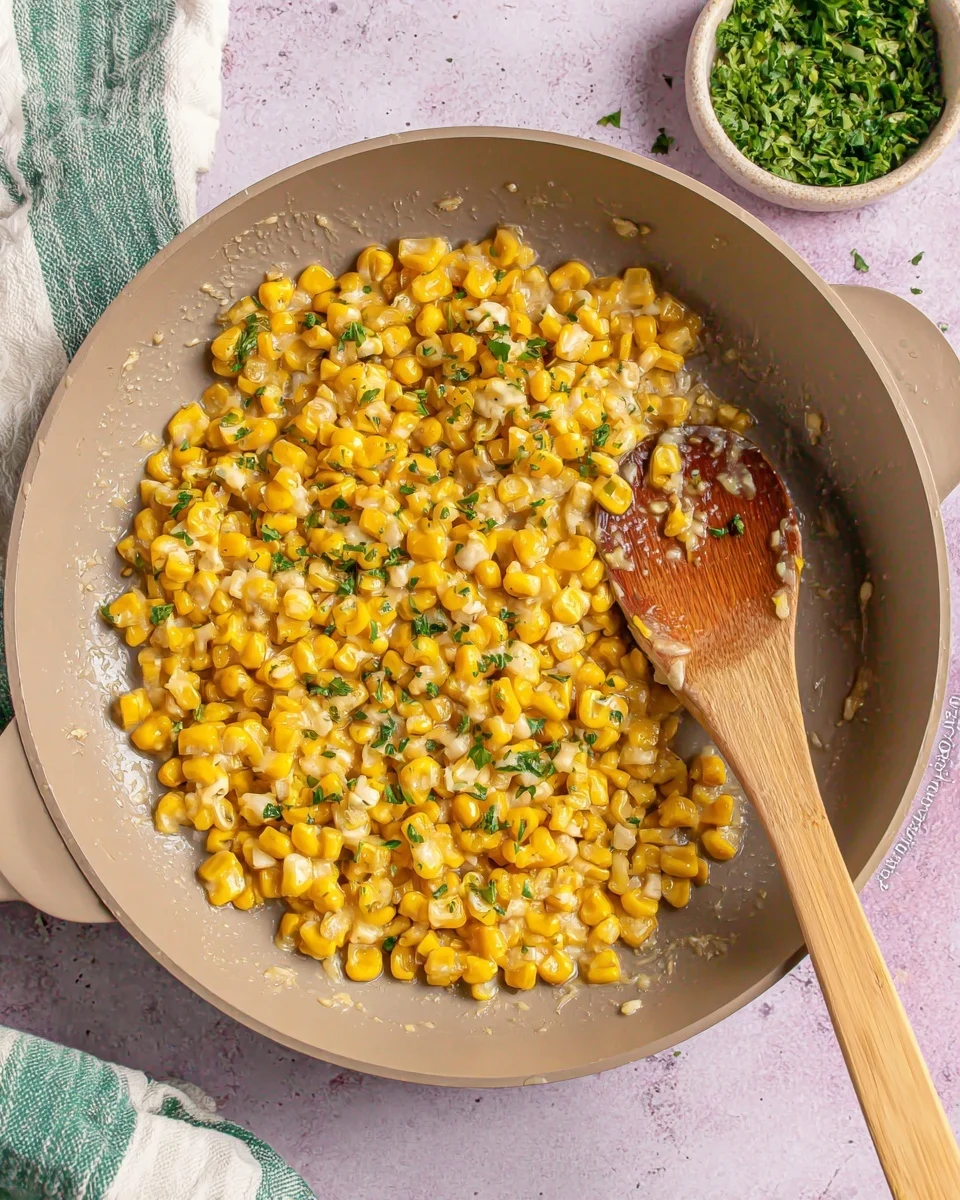 Irresistible Honey Butter Skillet Corn Recipe