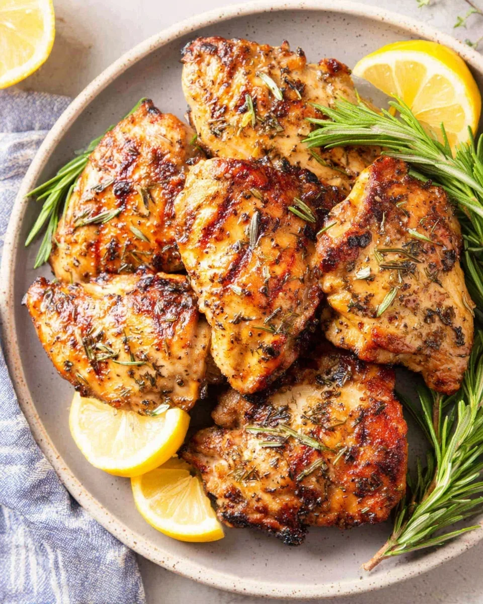Lemon and Garlic Greek Marinated Chicken Recipe