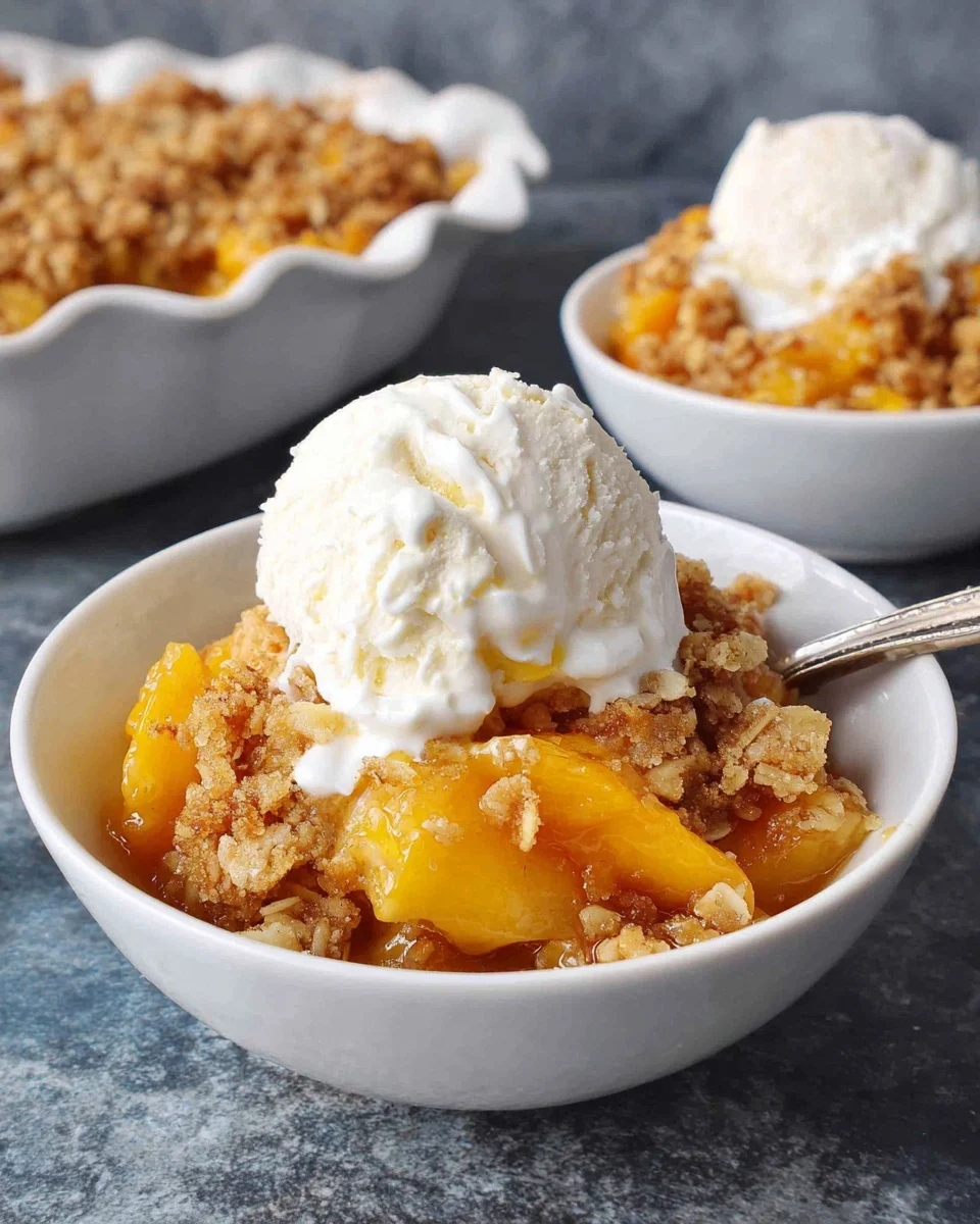 Nectarine Brown Sugar Crisp: A Simple Summer Dessert Masterpiece