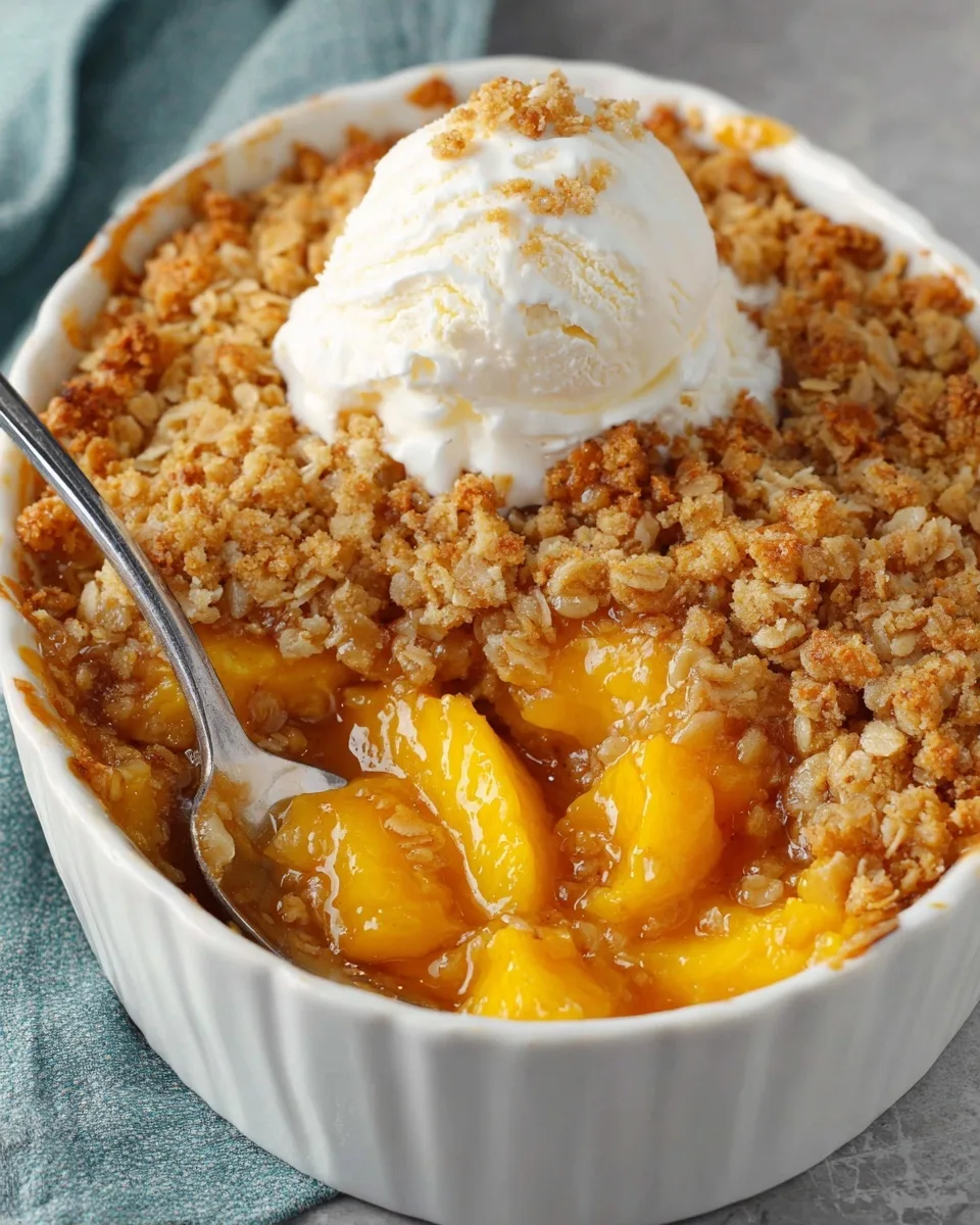 Easy Peach Crisp Recipe: A Classic Summer Dessert You’ll Crave Year-Round