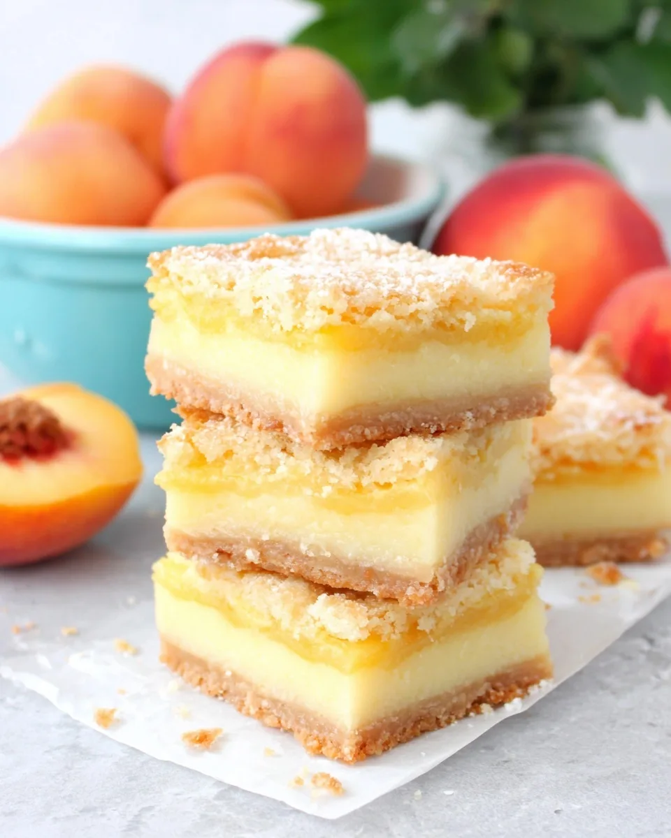 Peach Nectar Custard Bars Recipe: A Buttery, Fruity Delight You’ll Crave Year-Round