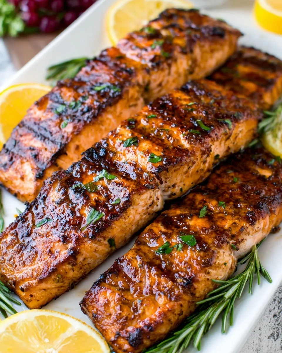 Perfect Marinated Grilled Salmon Recipe