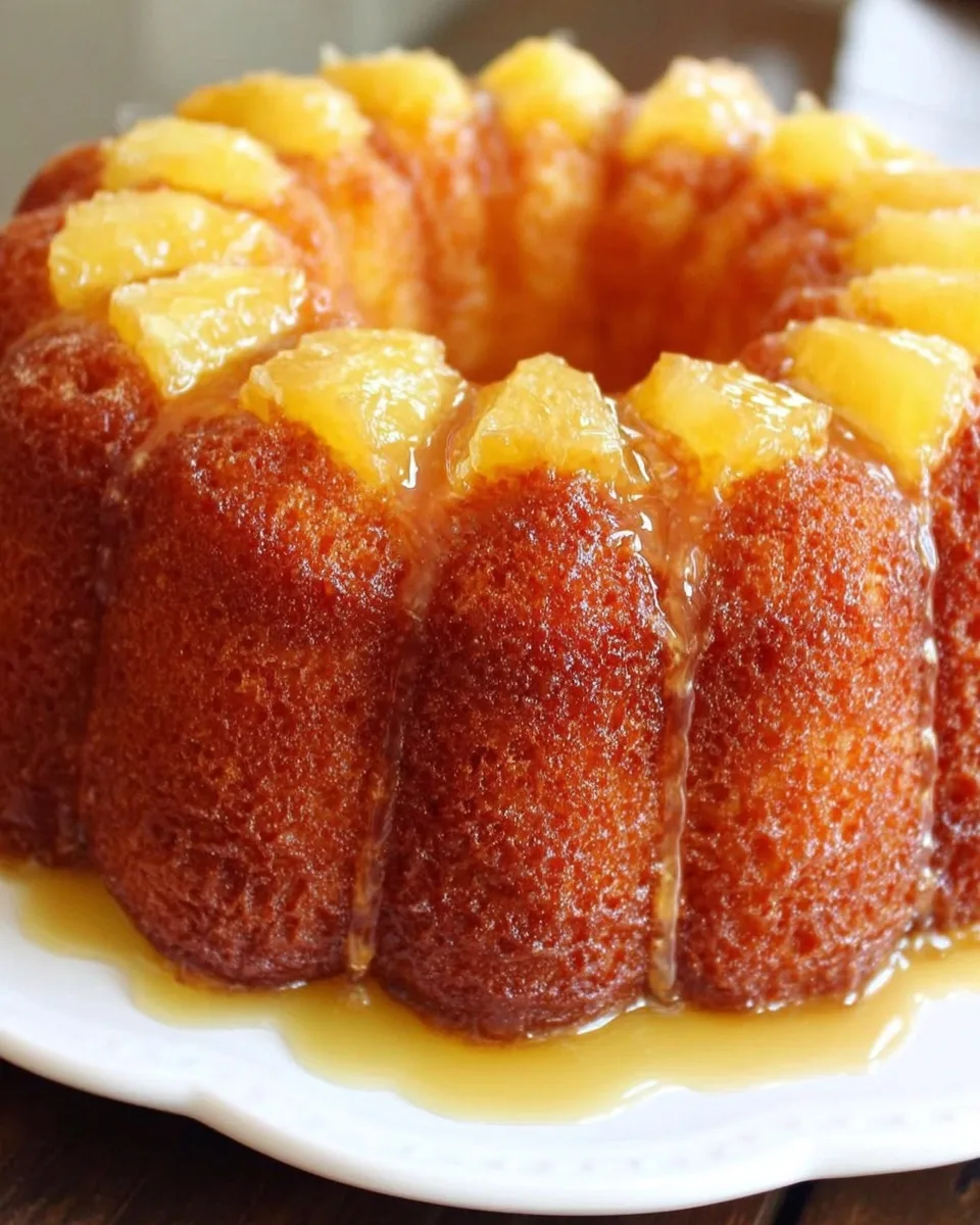 Pineapple Juice Cake – Moist, Buttery, and Bursting with Flavor!