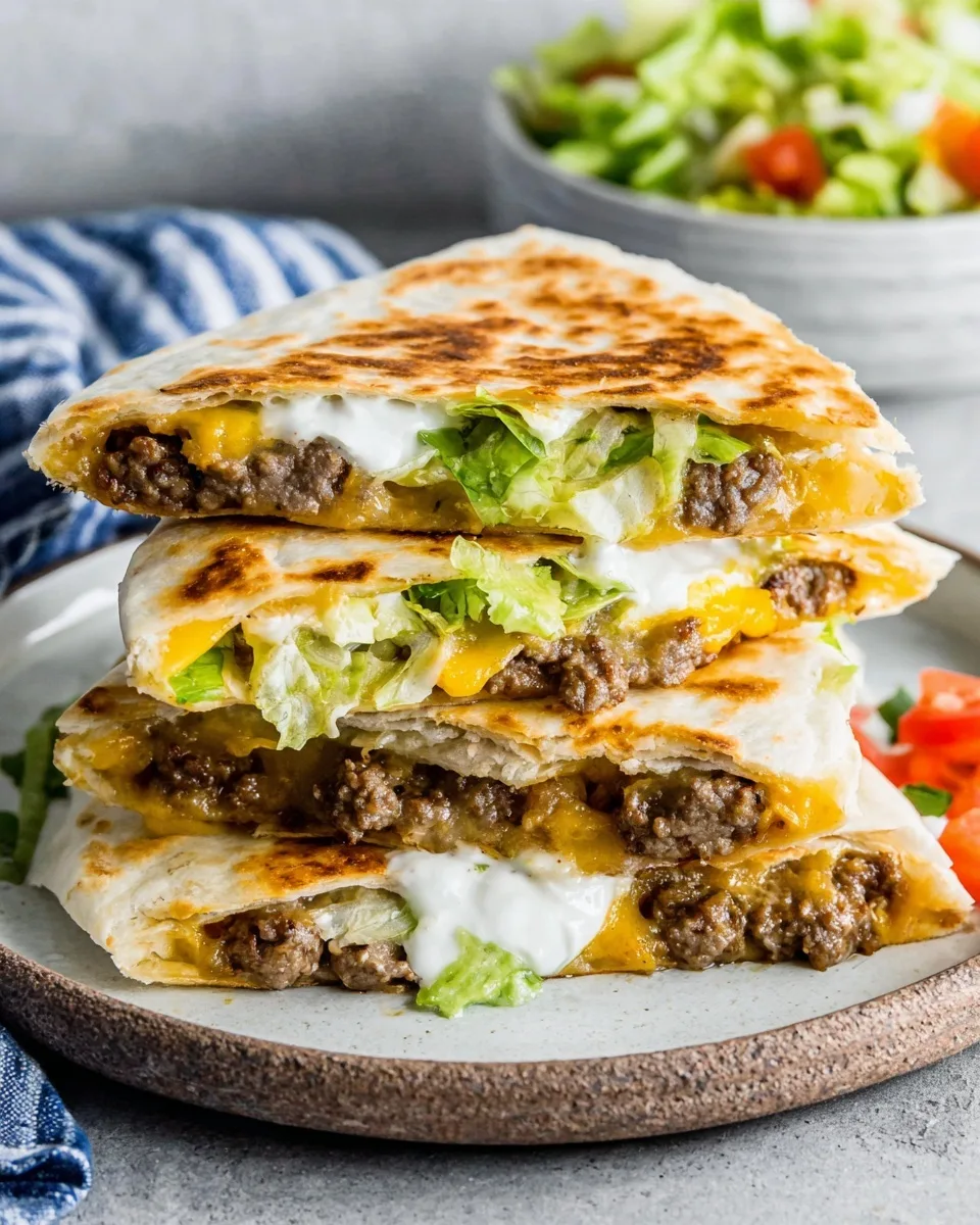 Smashburger Quesadillas Recipe: The Ultimate Fusion of Burger and Quesadilla
