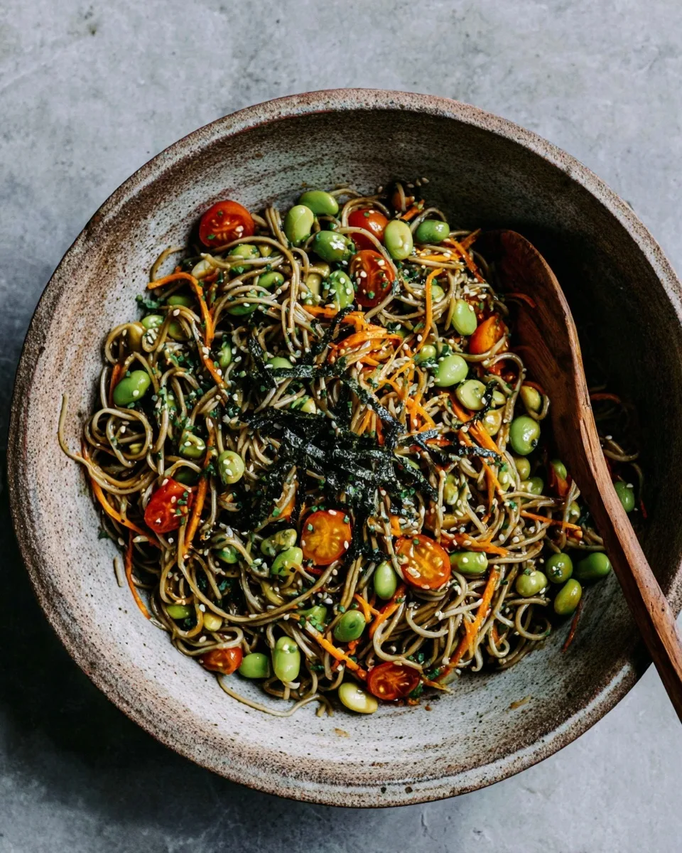 Soba Noodle Salad with Edamame: A Refreshing, Flavor-Packed Meal for Every Season