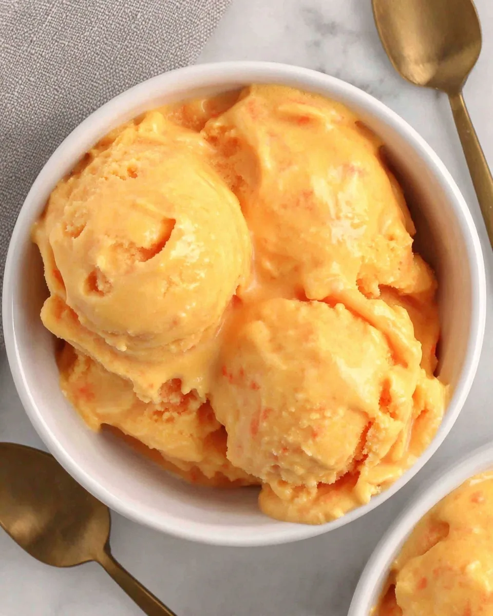 The Best Peach Sorbet Without an Ice Cream Maker