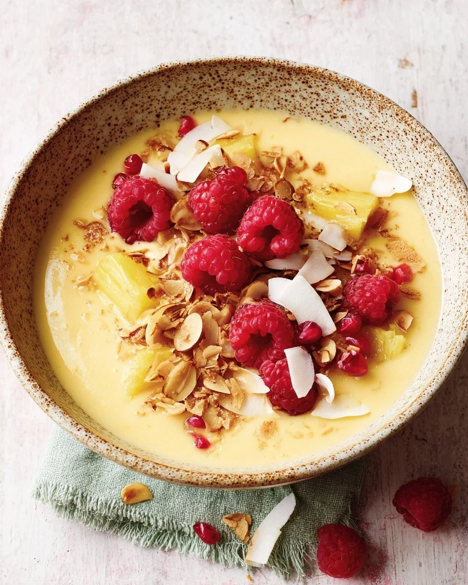 Tropical Coconut Smoothie Bowl Recipe: A Creamy Island Dream in Every Bite