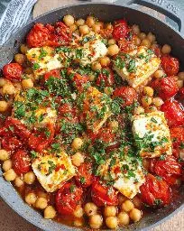 Baked Feta Chickpeas: A Comforting, Flavor-Packed Mediterranean Dish