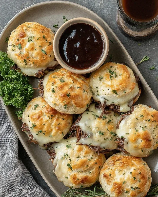 Baked French Dip Biscuits Recipe – The Ultimate Comfort Food You’ll Crave Again and Again