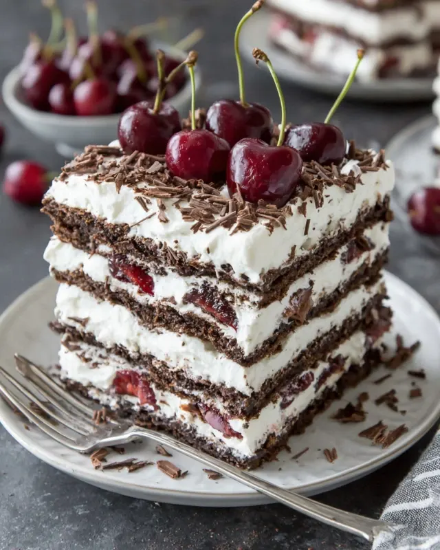 Black Forest Ice-Box Cake