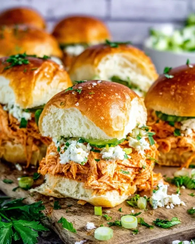 Buffalo Chicken Sliders – The Ultimate Spicy, Cheesy Party Favorite