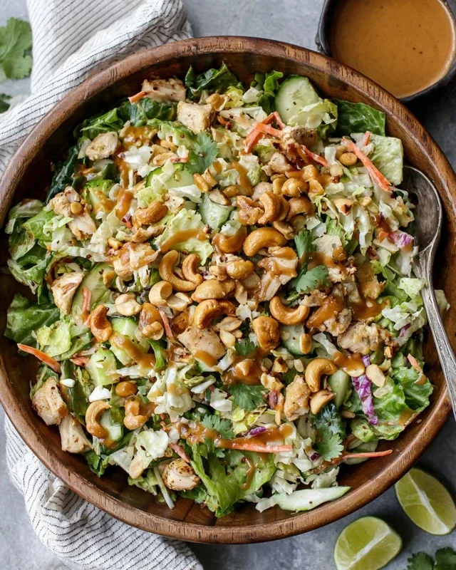 Chicken Cashew Crunch Salad – The Perfect Fusion of Flavor, Freshness, and Crunch