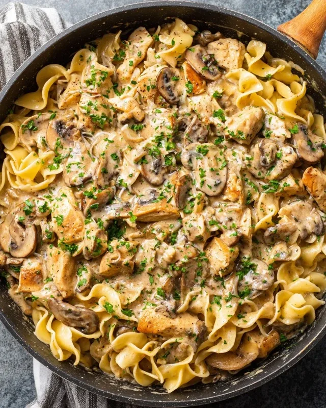 Easy Chicken Stroganoff Recipe