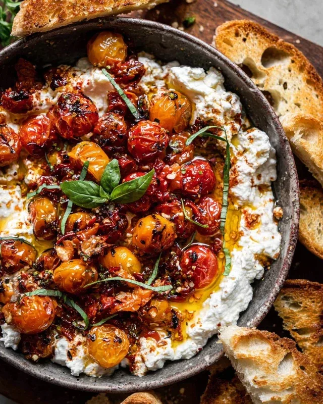 Peach Burrata Dip Recipe – A Creamy, Sweet, and Savory Delight