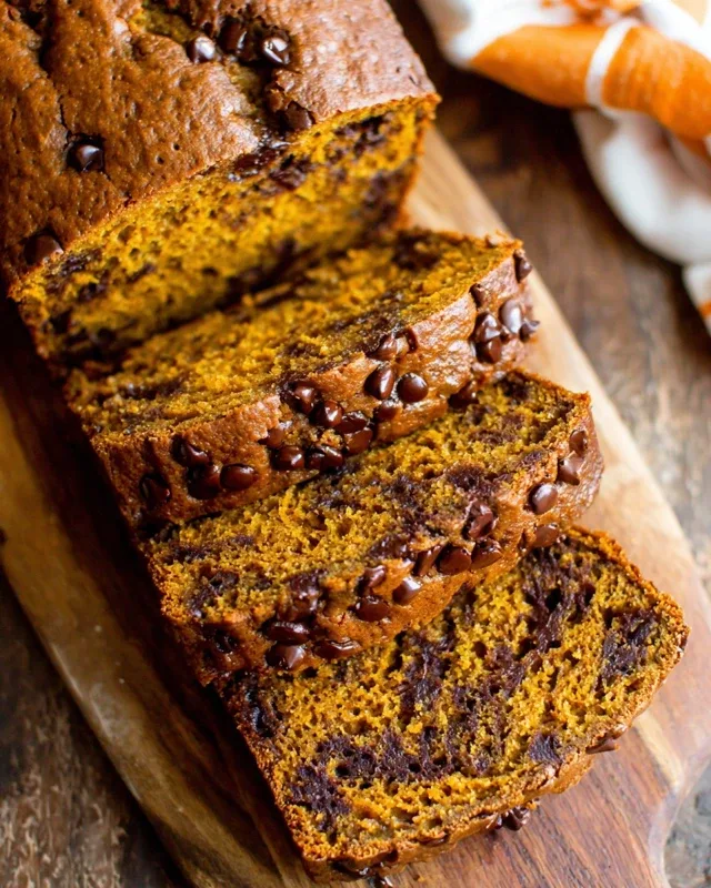 Pumpkin Chocolate Chip Bread Recipe