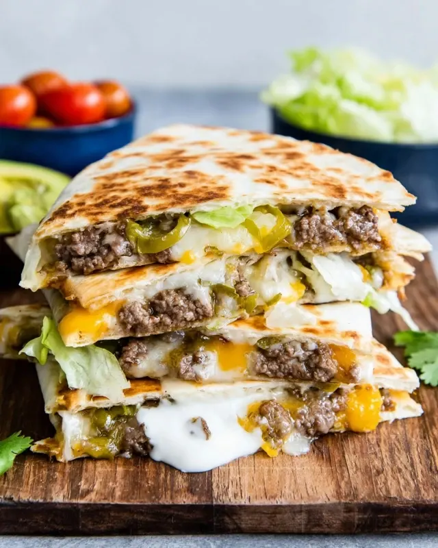 Smashburger Quesadillas Recipe
