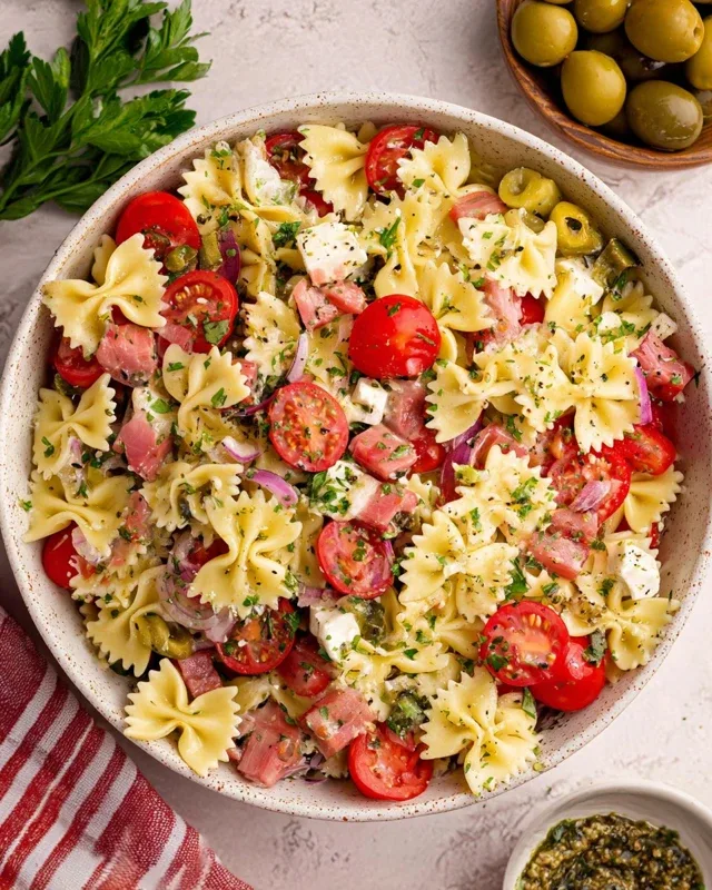 Zesty Italian Pasta Salad Recipe – A Fresh, Flavorful Classic for Any Occasion