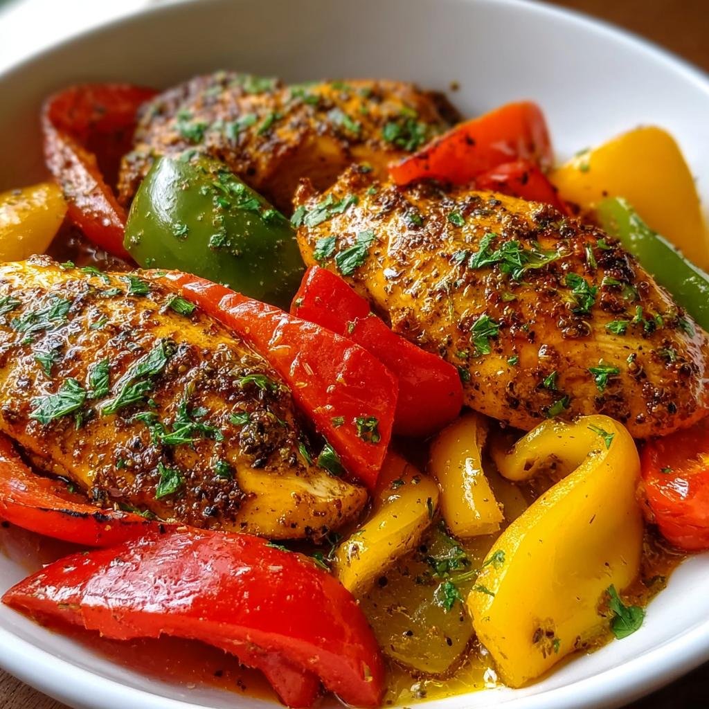 Amazing Cajun Chicken Bell Peppers: 1 Pan Wonder - Cajun Chicken Bell Peppers - additional detail