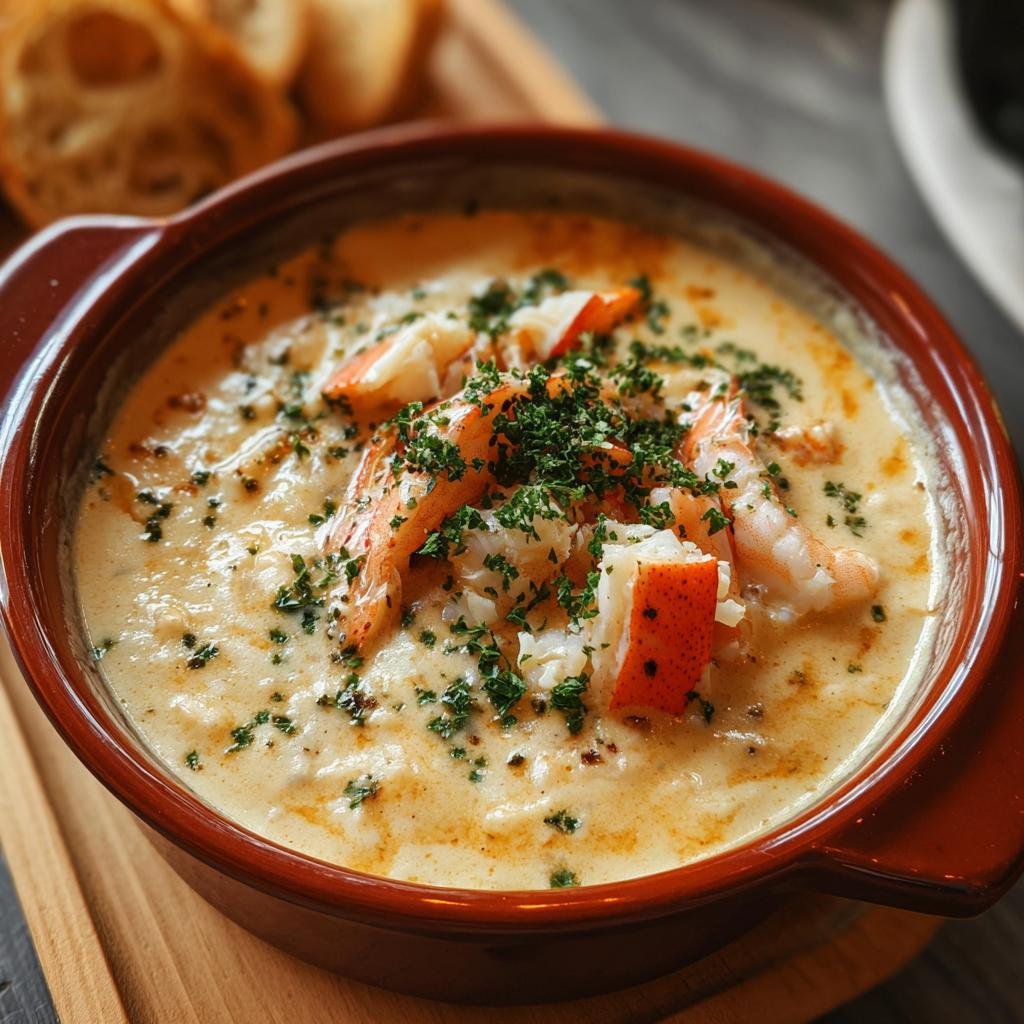 Crab Shrimp Seafood Bisque: 1 Rich Luxury Soup - Ingredients laid out for making the bisque