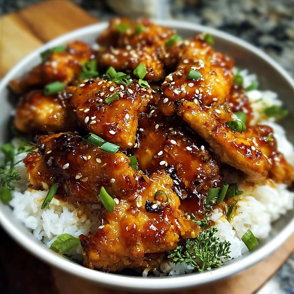 Honey Garlic Chicken Juicy