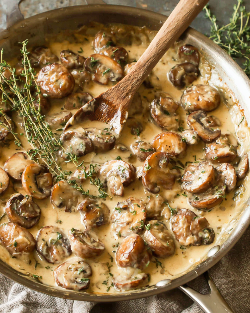 Creamy Mushroom Sauce recipe