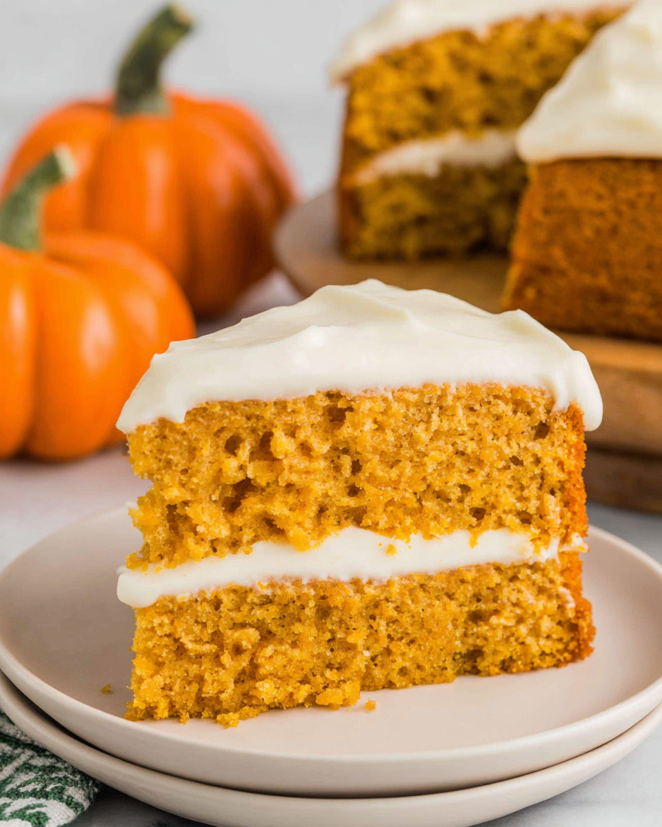 Homemade Pumpkin Cake with Warm Spices recipe