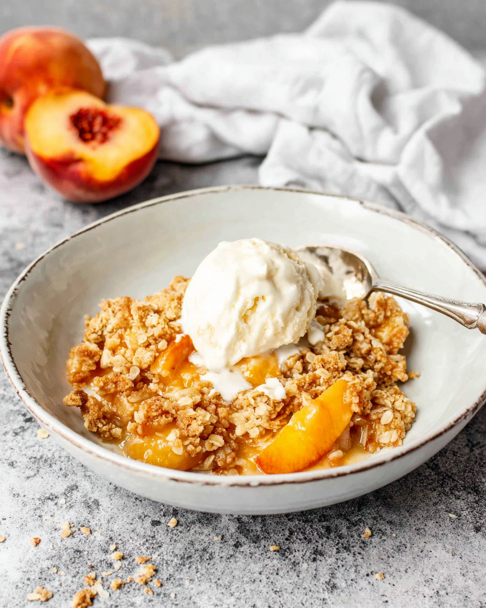 Peach Crisp Recipe recipe