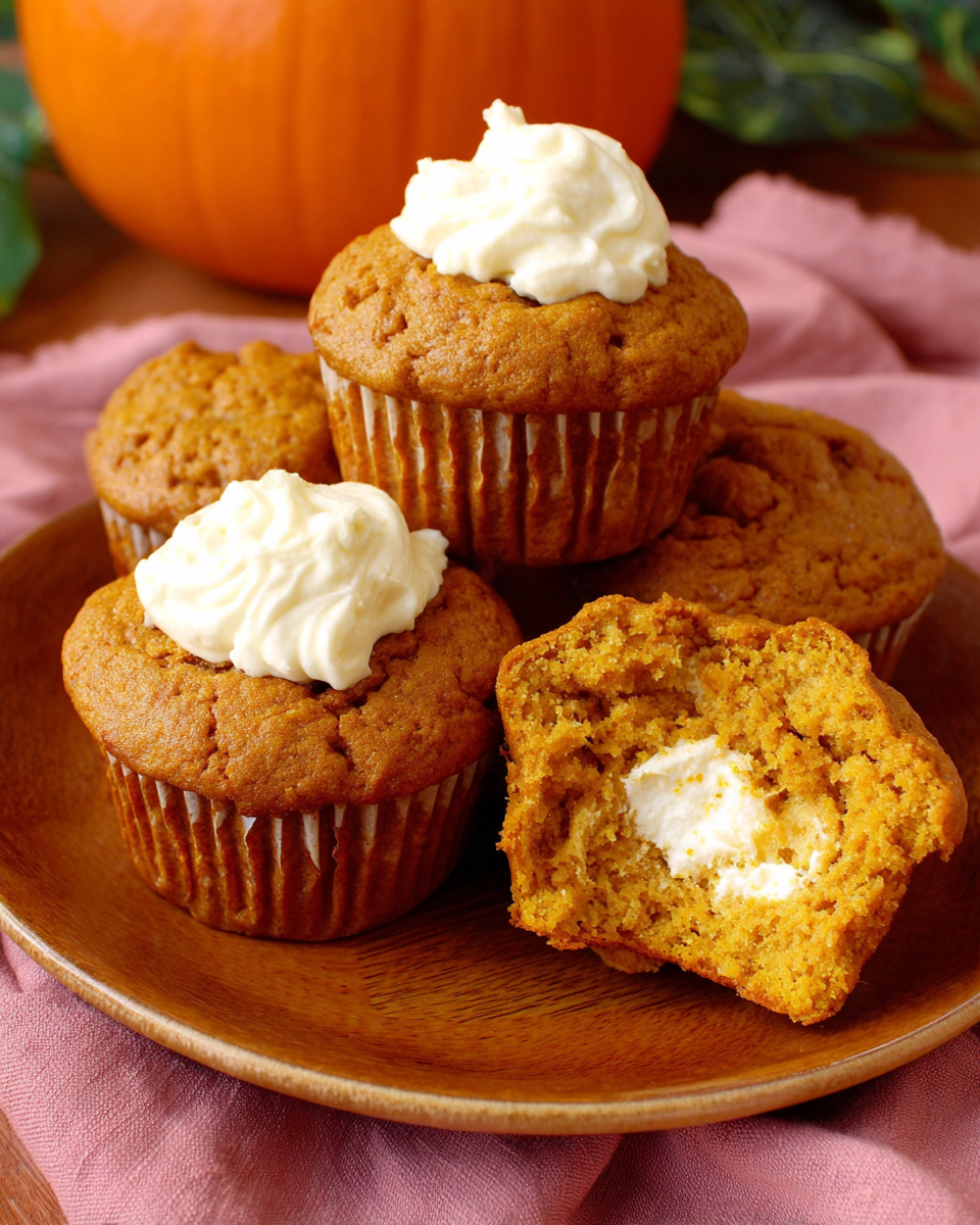 Bake Delicious Pumpkin Cream Cheese Muffins at Home