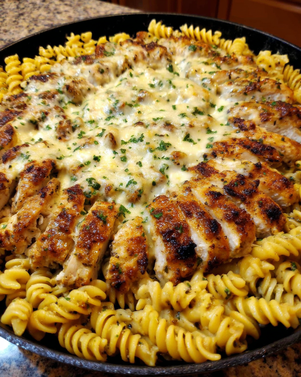 Cheesy Cajun Garlic Chicken Rotini for Cozy Nights