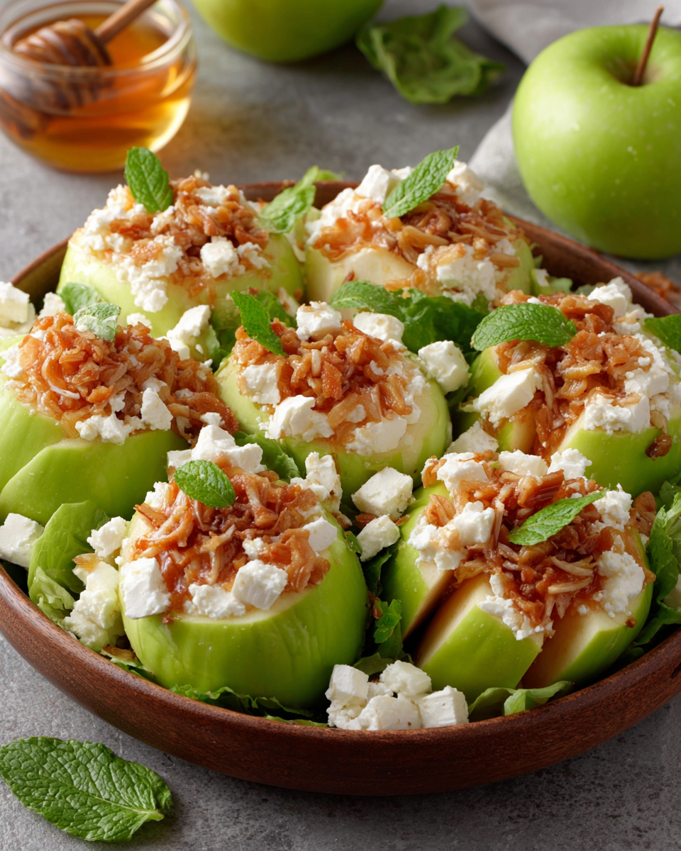 Autumn Harvest Honeycrisp Apple and Feta Salad