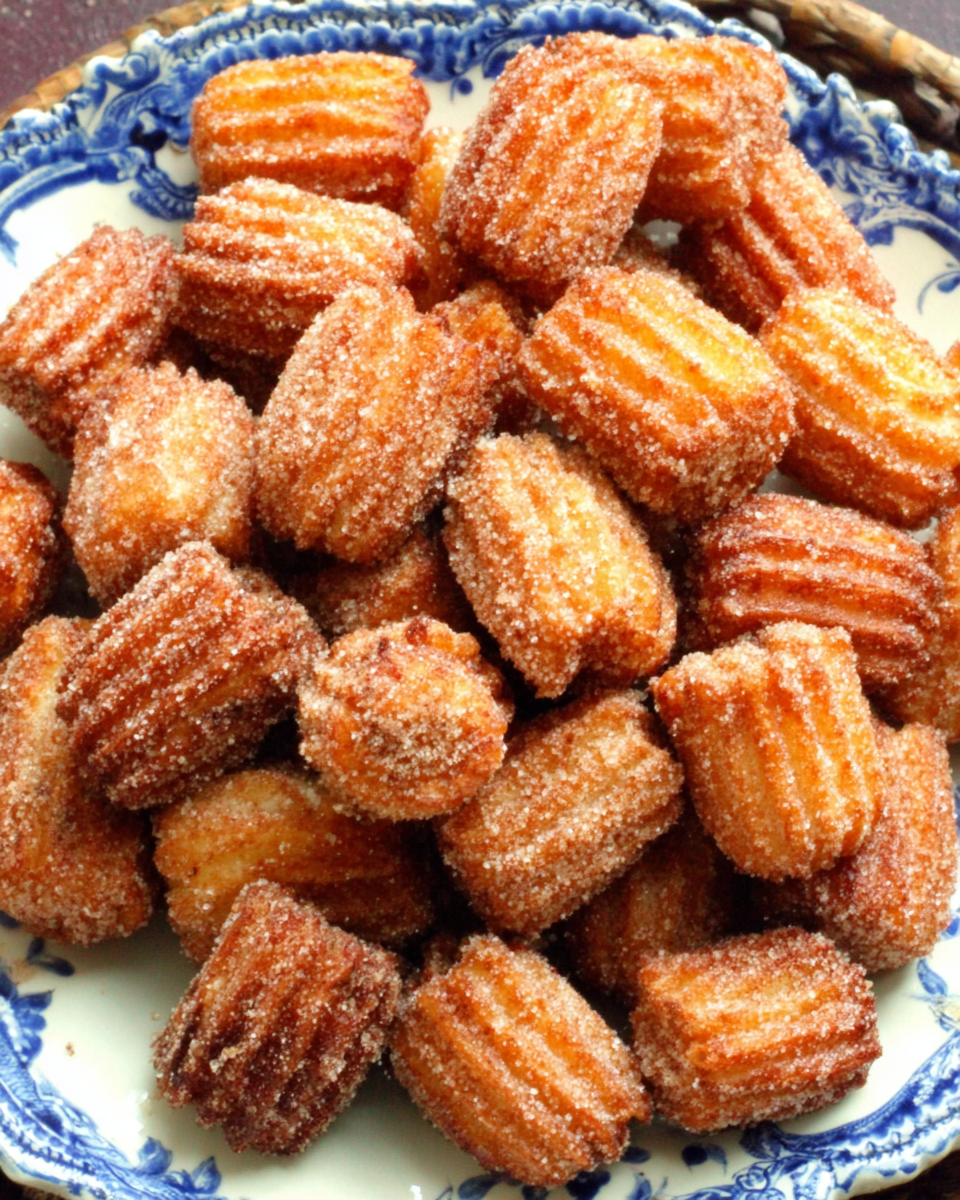 Delicious Cinnamon-Sugar Churro Bites in 20 Minutes