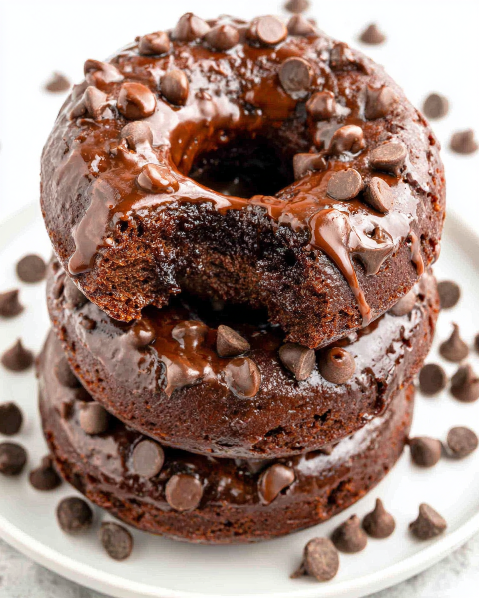 Delicious Easy Double Chocolate Protein Donuts Recipe