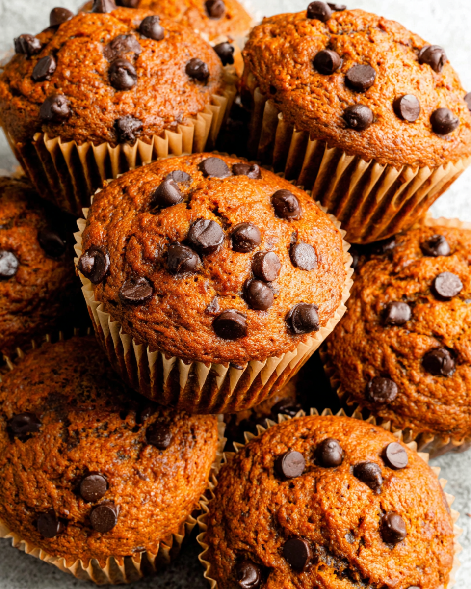 Delicious Gluten-Free Pumpkin Chocolate Chip Muffins