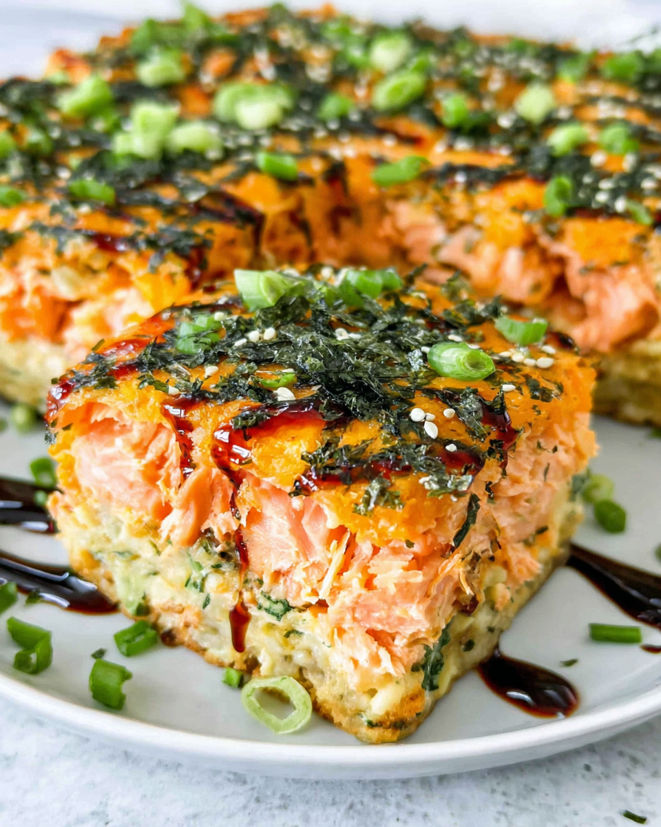 Delicious Spicy Salmon Sushi Bake for Home Cooks