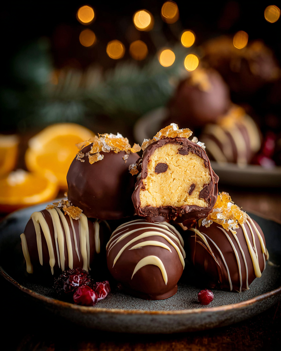 Delightful Orange Chocolate Truffles for Christmas