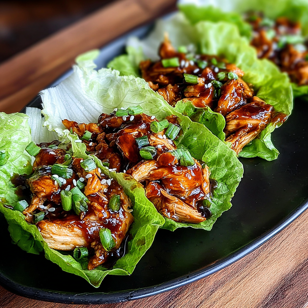 Delicious Teriyaki Chicken Lettuce Wraps Recipe