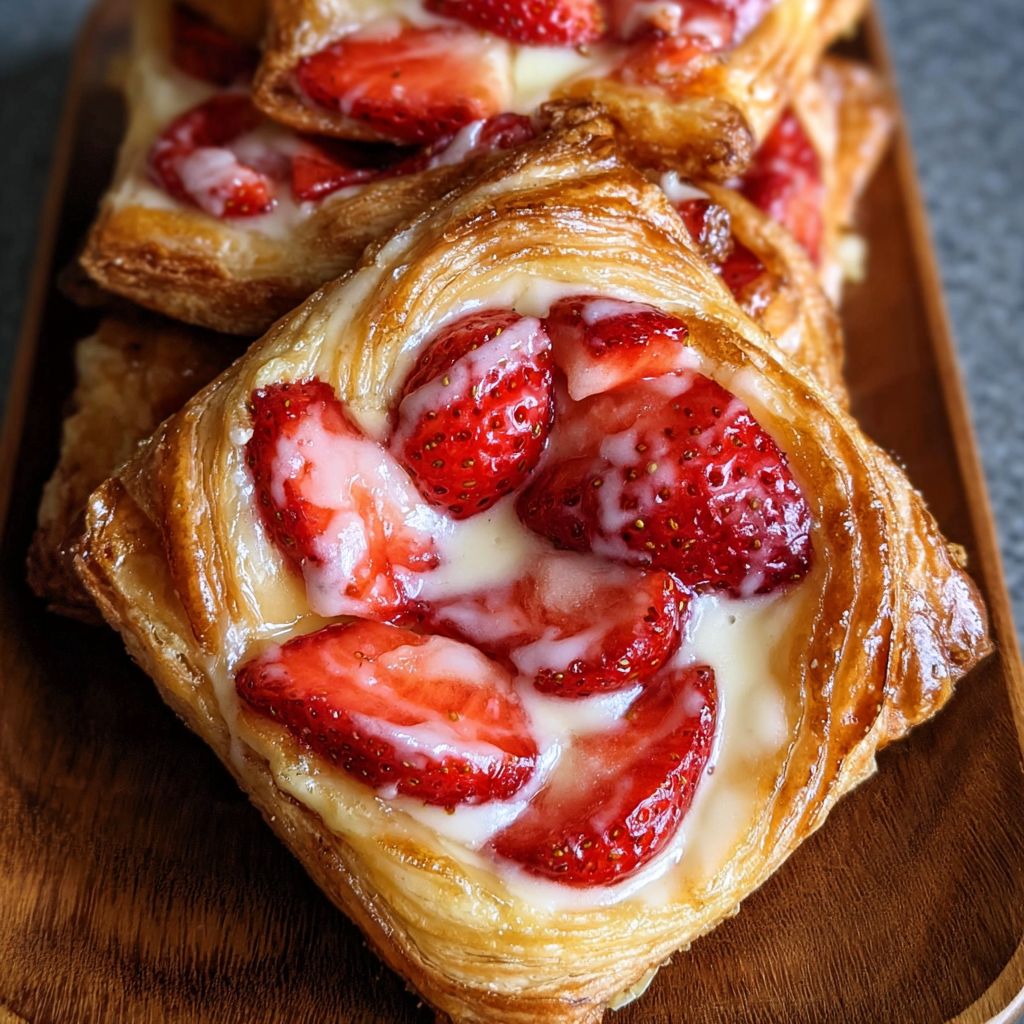 Delightful Strawberry Danish for Every Baker