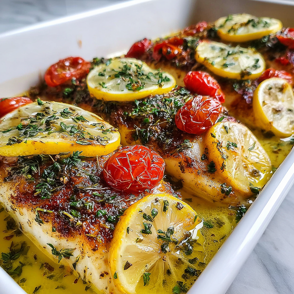 Flavors of the Coast: Mediterranean Baked Fish