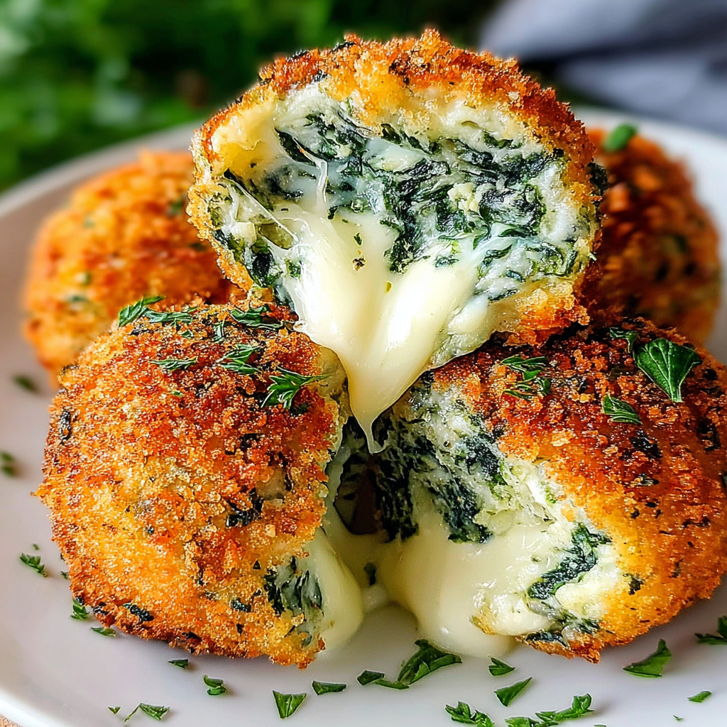 Savory Spinach and Cheese Croquettes for Home Cooks