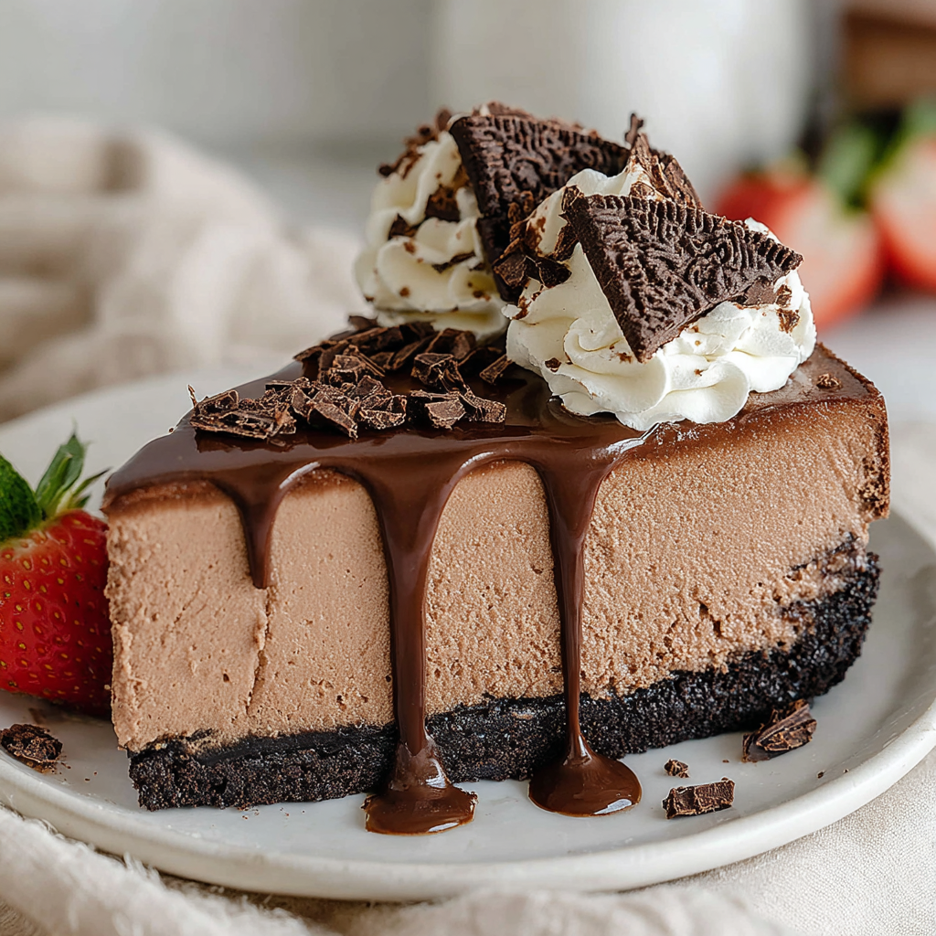 Silky Chocolate Baileys Cheesecake Recipe