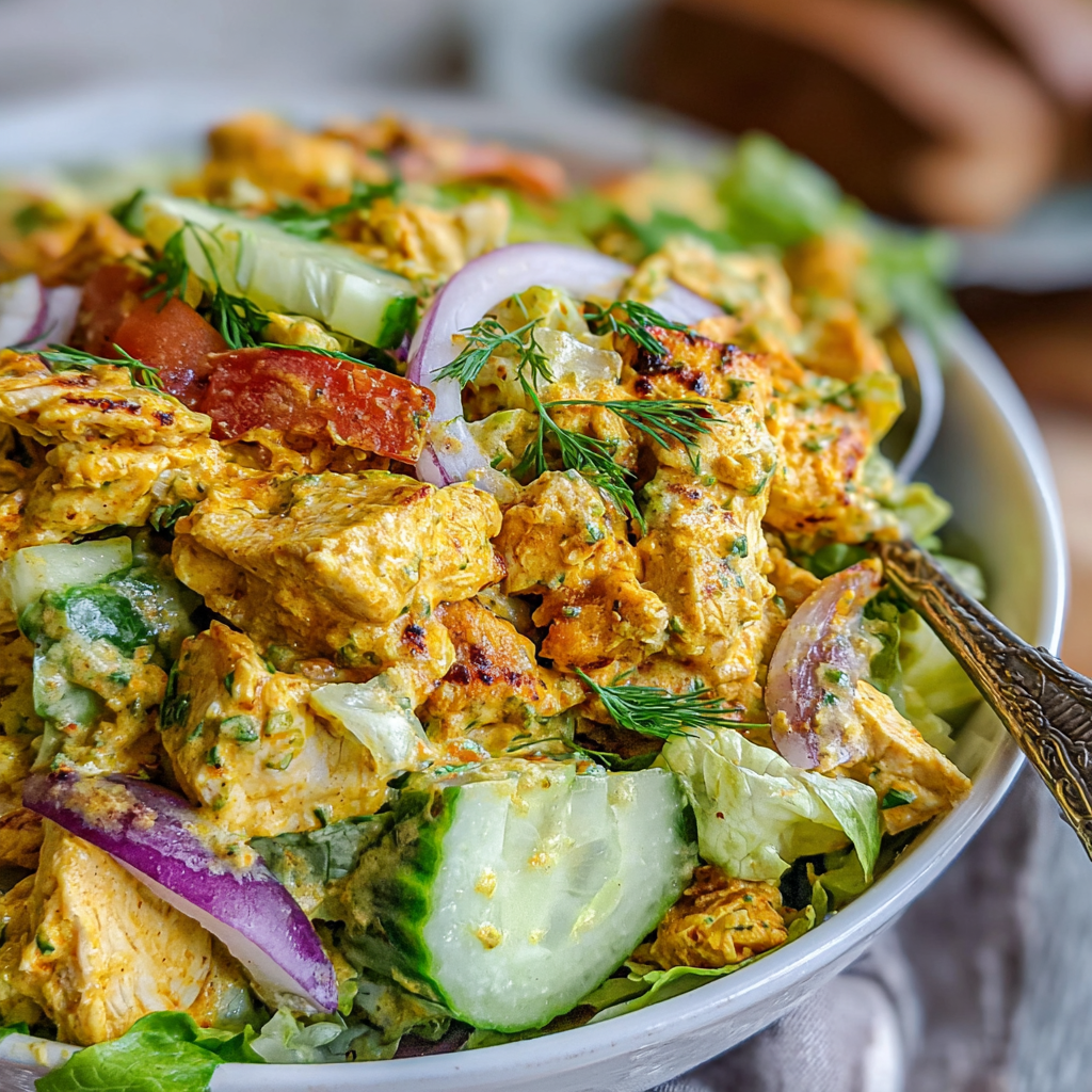 A Flavorful Take on Classic Curry Chicken Salad