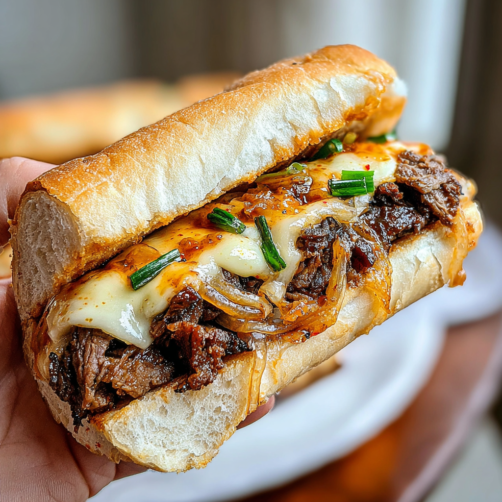 Bold Flavors of Spicy Kimchi Bulgogi Cheesesteak