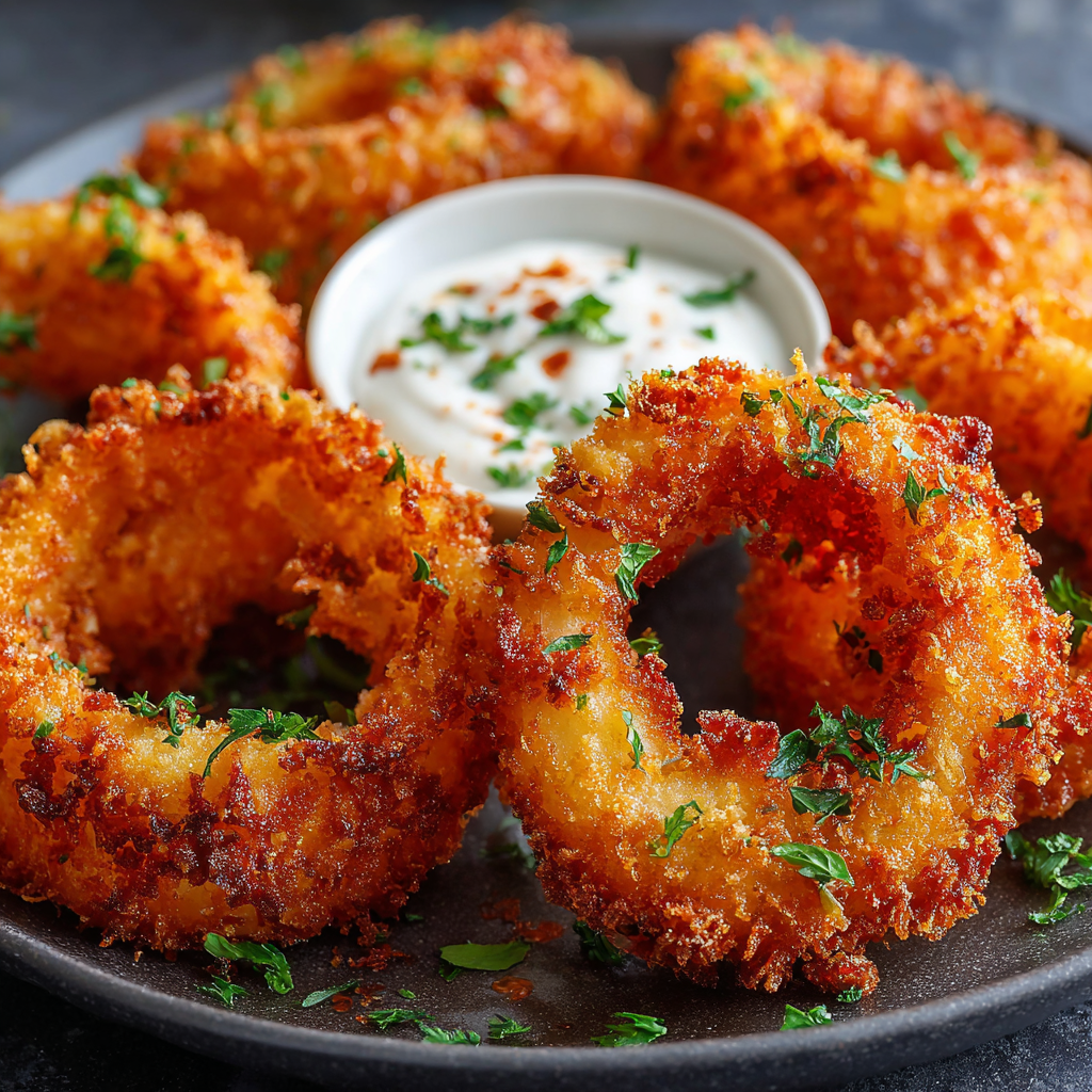 Deliciously Fun Mozzarella Stick Onion Rings